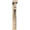 Ekena Millwork Merced Block Rough Sawn Bracket w/ Offset Brace, Douglas Fir, 4"W x 24"D x 28"H BKT0402X24X28MRC05RDF - alternate 4